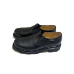 ショッピングnano Paraboot◆NANO/サイドゴアスリッポン/シューズ/UK3.5/BLK/レザー