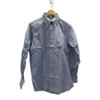individualized shirts◆ピンポイントオックスフォードシャツ/長袖シャツ/M/コットン/BLU