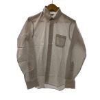 ショッピングINDIVIDUALIZED individualized shirts◆長袖シャツ/S/コットン/WHT/チェック