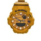 CASIO◆クォーツ腕時計・G-SHOCK/デジアナ/YLW