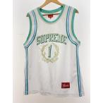 Supreme◆タンクトップ/M/ポリエステル/WHT/無地