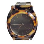 ショッピングnixon NIXON◆クォーツ腕時計/アナログ/--/BLK/BRW