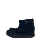 ショッピングMINNETONKA MINNETONKA◆ブーツ/--/BLK/スウェード