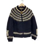 ショッピングカウチン HYSTERIC◆×CANADIANSWEATER/カウチンニット/S/ウール/BLK/2ND-2186