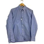 ショッピングINDIVIDUALIZED individualized shirts◆長袖シャツ/15.5/コットン/BLU/無地