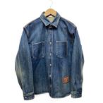 ショッピングdior Dior HOMME◆長袖シャツ/--/デニム/IDG/無地/113D585BY513//