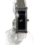 GUCCI◆クォーツ腕時計/アナログ/--/BLK/SLV/1500L//