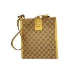 GUCCI◆ハンドバッグ/キャンバス/BEG/�