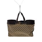ショッピングＧＧキャンバス GUCCI◆トートバッグ_GGキャンバス/キャンバス/BRW