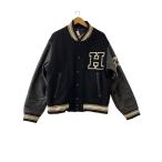 ショッピングTOMMY TOMMY HILFIGER◆スタジャン/XL/ウール/BLK