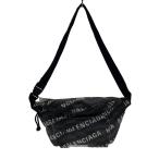 BALENCIAGA* сумка-пояс /--/BLK/ общий рисунок /713042