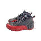 NIKE◆AIR JORDAN 12 RETRO/エアジョーダンレトロ/ブラック/130690-002/27cm/BLK//