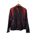 ショッピングGABBANA DOLCE&GABBANA◆シングルライダースジャケット/46/ポリエステル/BLK