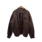 ショッピングTimberland Timberland◆レザージャケット・ブルゾン/L/牛革/BRW//