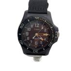 TIMEX◆EXPEDITION NORTH/フリーダイブオーシャンブラック/ソーラー腕時計/アナログ//