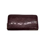 LOUIS VUITTON◆ジッピー・ウォレット_モノグラム・ヴェルニ/エナメル/PUP/総柄/レディース