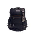 TUMI◆リュック/コットン/BLK/無地