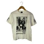 STUSSY◆Tシャツ/S/コットン/WHT/プリント