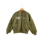 X-LARGE◆23AW/NAS BOMBER JACKET/フライトジャケット/S/ナイロン/KHK/101241021016//