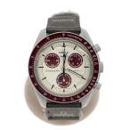OMEGA◆OMEGA×SWATCH_ムーンスウォッチ_ミッショントゥザプルート_QZ_CE/ナイロン_42mm/アナログ/