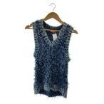 ショッピングdiesel DIESEL◆M-DELIN/Vネック/ノースリーブニット/ニットベスト/S/コットン/IDG/0KNAE