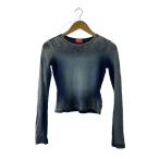 ショッピングdiesel DIESEL◆グラデーション/ラメ/長袖カットソー/S/コットン/IDG/0NJBH