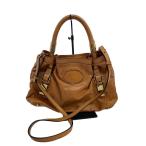 ショッピングchloe Chloe◆2WAY/ヴィクトリア/ハンドバッグ/ショルダーバッグ/レザー/CML/無地