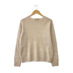ARMEN◆ニット/セーター(厚手)/2/ウール/CRM