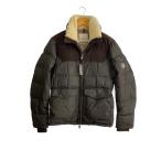 MONCLER◆ピアルスダウンジャケット/切替/0/ナイロン/KHK/112-091-41947-15