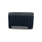 ショッピングbottega BOTTEGA VENETA◆カードケース/レザー/BLK/メンズ