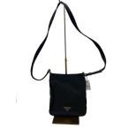 ショッピングPRADA PRADA◆ショルダーバッグ/ナイロン/BLK/無地