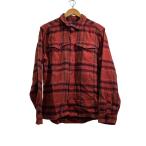 ショッピングネルシャツ patagonia◆ネルシャツ/M/コットン/ORN/チェック/42401FA25//