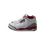 NIKE◆AIR JORDAN 3 RETRO_エア ジョーダン 3 レトロ/26cm/WHT