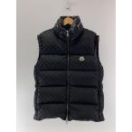 MONCLER◆ダウンベスト/O/ナイロン/BLK/KITA GILET