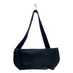 ショッピングメッセンジャー Uni&co◆メッセンジャーバッグ/レザー/NVY/無地