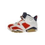 NIKE◆AIR JORDAN 6 RETRO/エアジョーダンレトロ/ホワイト/384664-145/27.5cm/WHT/レ