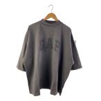 YEEZY◆Tシャツ/S/コットン/GRY/プリント/GAP