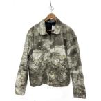 ショッピングzara ZARA◆ジャケット/L/コットン/KHK/総柄/4575/300/506