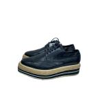 PRADA* эспадрильи /37/BLK/ кожа 
