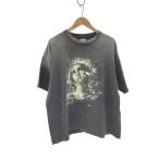 ショッピングダメージ SAINT MICHAEL◆SS TEE/MARIA/ダメージ加工/Tシャツ/XL/コットン/GRY/SM-HR1-0000-005