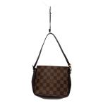 LOUIS VUITTON◆トゥルース・メイクアップ_ダミエ・エベヌ/--/BRW