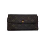 LOUIS VUITTON◆2)ポシェット・ポルト・モネ・クレディ_モノグラム・キャンバス/PVC/BRW/レディース