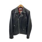 RETRO GRADE◆ダブルライダースジャケット/XL/羊革/BLK/8511034
