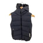 ショッピングduvetica DUVETICA◆ダウンベスト/40/コットン/NVY/febedue peach skin