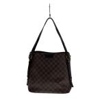ショッピングLOUIS LOUIS VUITTON◆カバ・リヴィントン_ダミエ・エベヌ_BRW/PVC/BRW/N41108