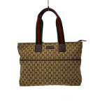 ショッピングＧＧキャンバス GUCCI◆トートバッグ_GGキャンバス/キャンバス/BRW