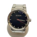 NIXON◆クォーツ腕時計/アナログ/--/BLK/SLV