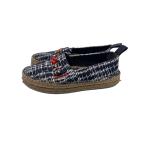 LOUIS VUITTON* эспадрильи /37/BLK/ парусина //