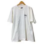 ショッピングstussy STUSSY◆Look Beyond Tee Pigment Dyed//Tシャツ/L/コットン/WHT