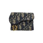 ショッピングdior Christian Dior◆3つ折り財布/--/BEG/総柄/レディース/43-MA-0251/トロッター/サドル//